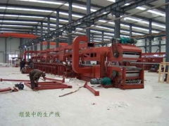 山東大城利德聚氨酯復合板生產線